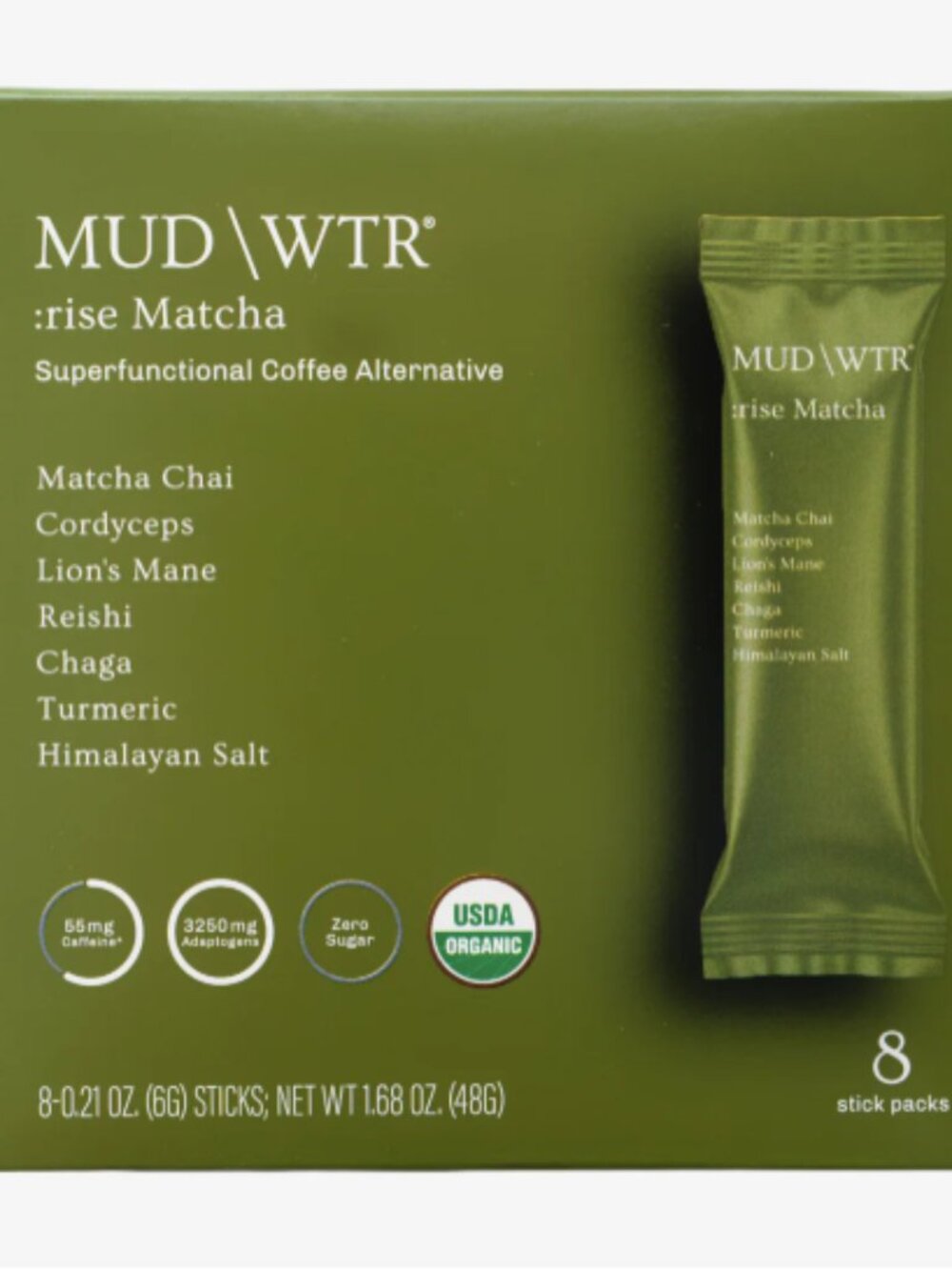 NWT Mudwtr Matcha Stick Packs